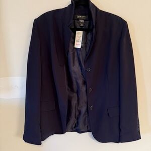 New York & Company Navy Blazer NWT Size 14